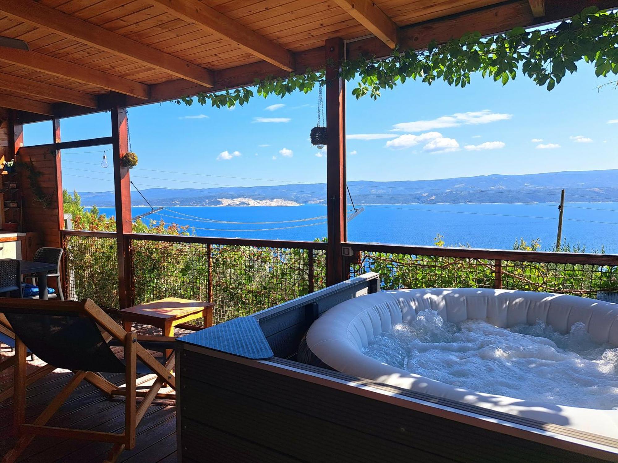 Bella Vista With Jacuzzi 1 Villa Omis Bagian luar foto