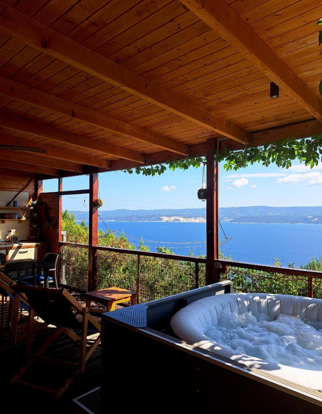 Bella Vista With Jacuzzi 1 Villa Omis Bagian luar foto